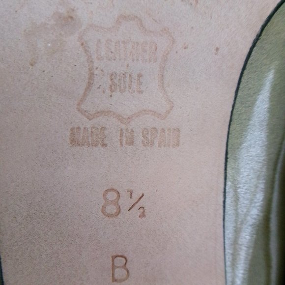 Vintage Piero Amore Patent Leather Horsebit Low Heel Shoes Bronze Shimmer 8.5 - Picture 15 of 16